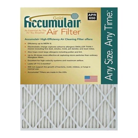 ACCUMULAIR Accumulair FB10X36 9.5 x 35.5 x 1 in. MERV 8 Gold Filter FB10X36